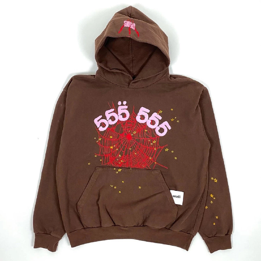 2021 New Foaming 555555 Hoodie Men Women 1:1 Top-quality Digital Printing Sweatshirts Harajuku Clothing Wou5
