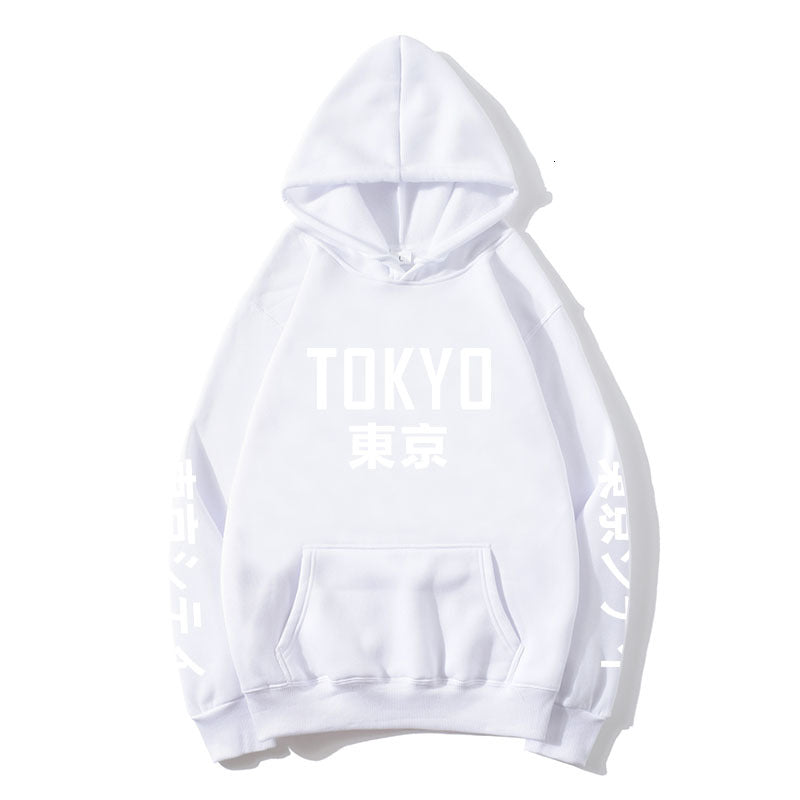 2021 Printed Tokyo Pocket Pullovers Designs Fashion Street Skateboarding Hoodies for Men and Women Zpae