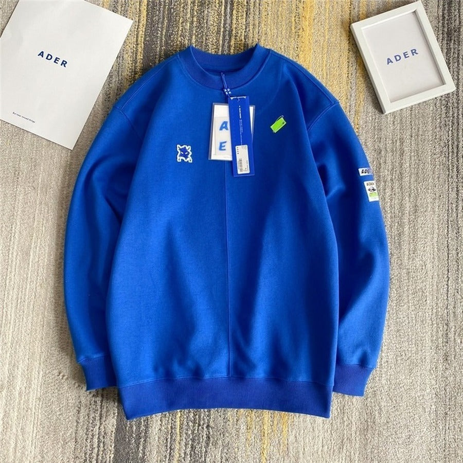 2021 New Ader Error Vader Sweatshirts Men Women Embroidered Little Devil Adererror Hoodie Tag Label Cosmos Tt8b