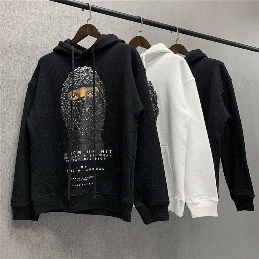2021 New Ih Nom Uh Nit Mask Hoodie Men Women 1:1 High Quality Digital Hooded Printing Loose Pullover Clothing Harajuku W0n7