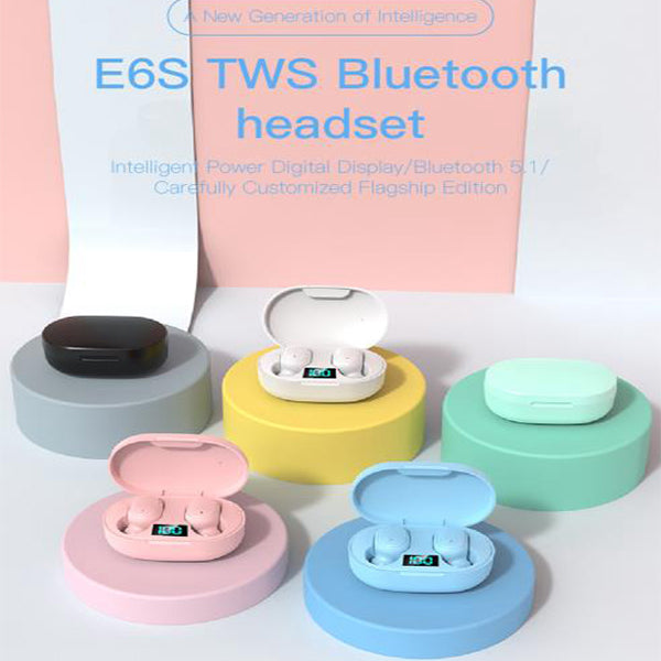 Headphones Earphones color intelligent digital Bluetooth headset wireless sports stereo waterproof and sweat proof