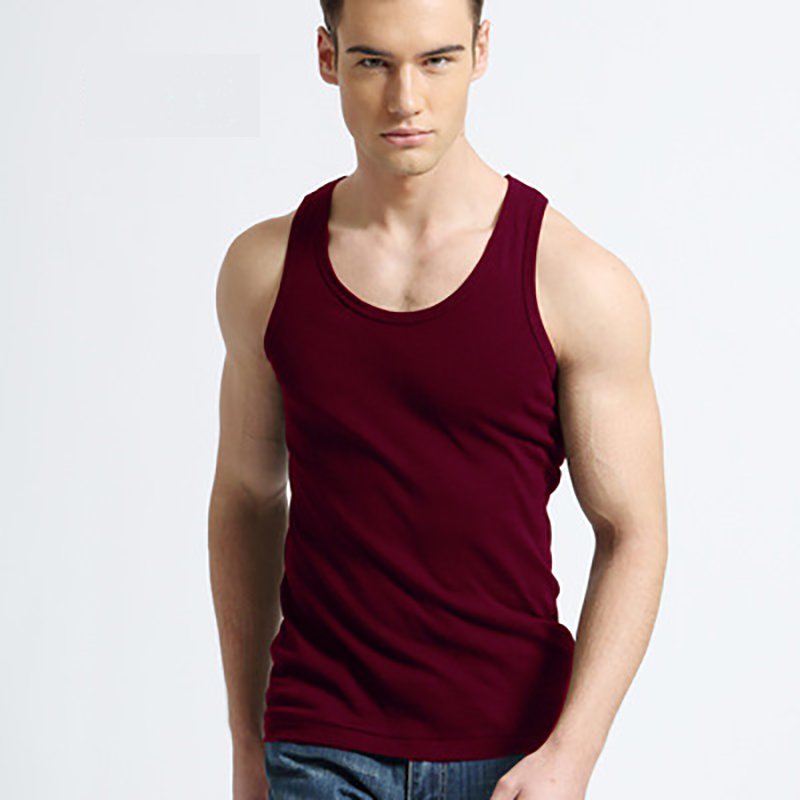 Men&#039;s Underwear Cotton Tank Top Men High Quality Bodybuilding Singlet Sleeveless Slim Fit Vest Tanks Tops