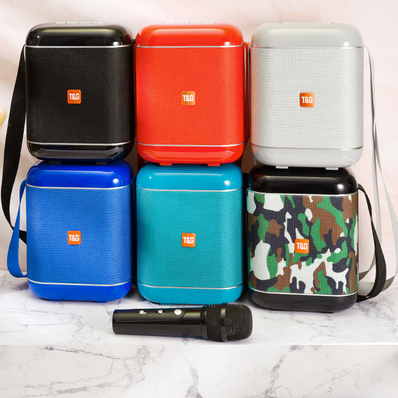 TG523K speakers outdoor portable wireless multimedia button control long standby bluetooth speaker with microphone latest technology