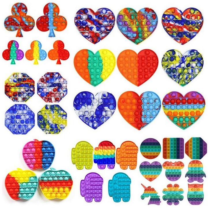 DHL-UPS SHIP Fidget Toy Sensory Push Bubble Sensory Autism Special Anxiety Stress Reliever for Students Office Workers