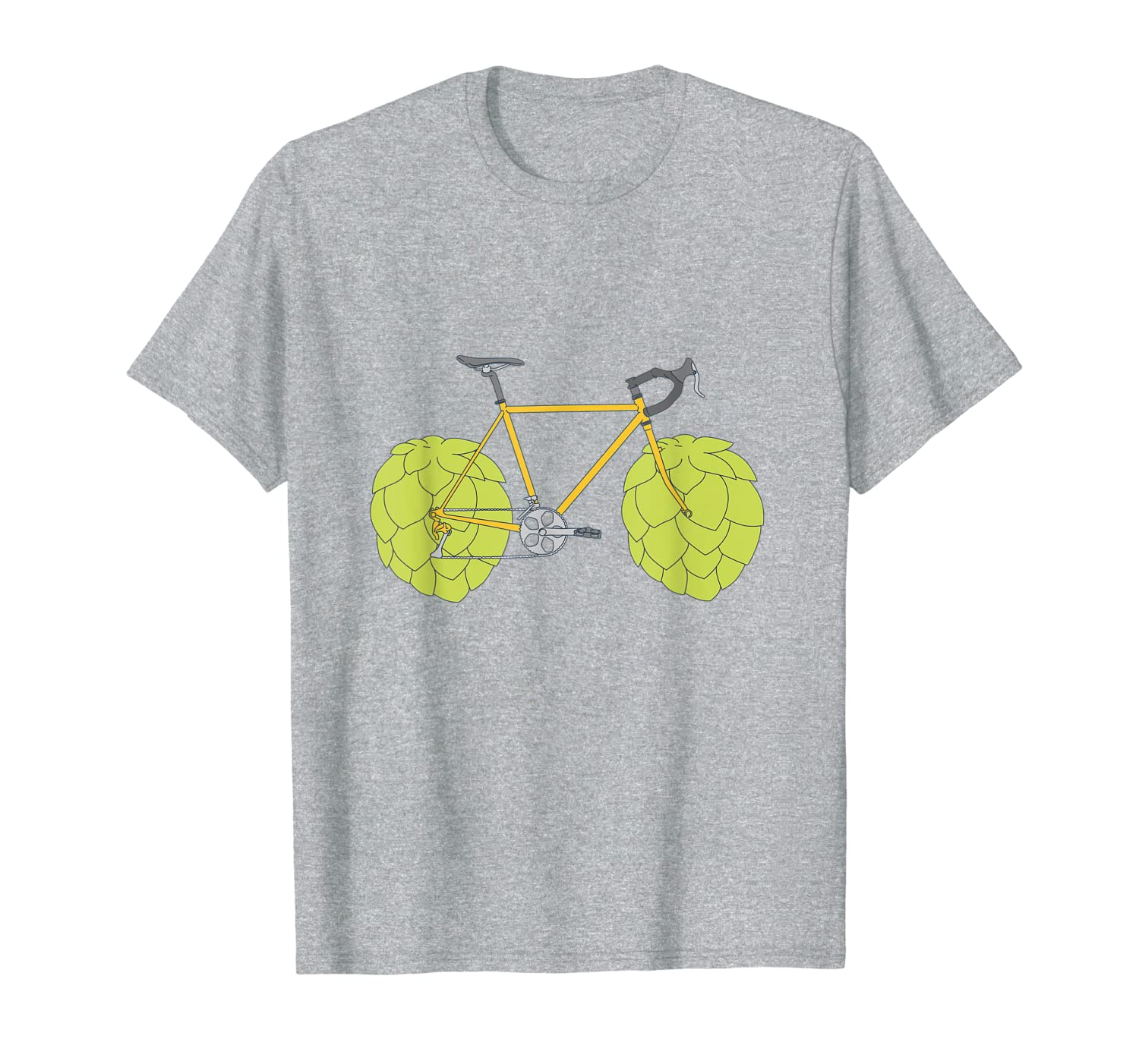 Hop Bike T-Shirt - Beer Bicycle Tee Shirt for a Cyclist