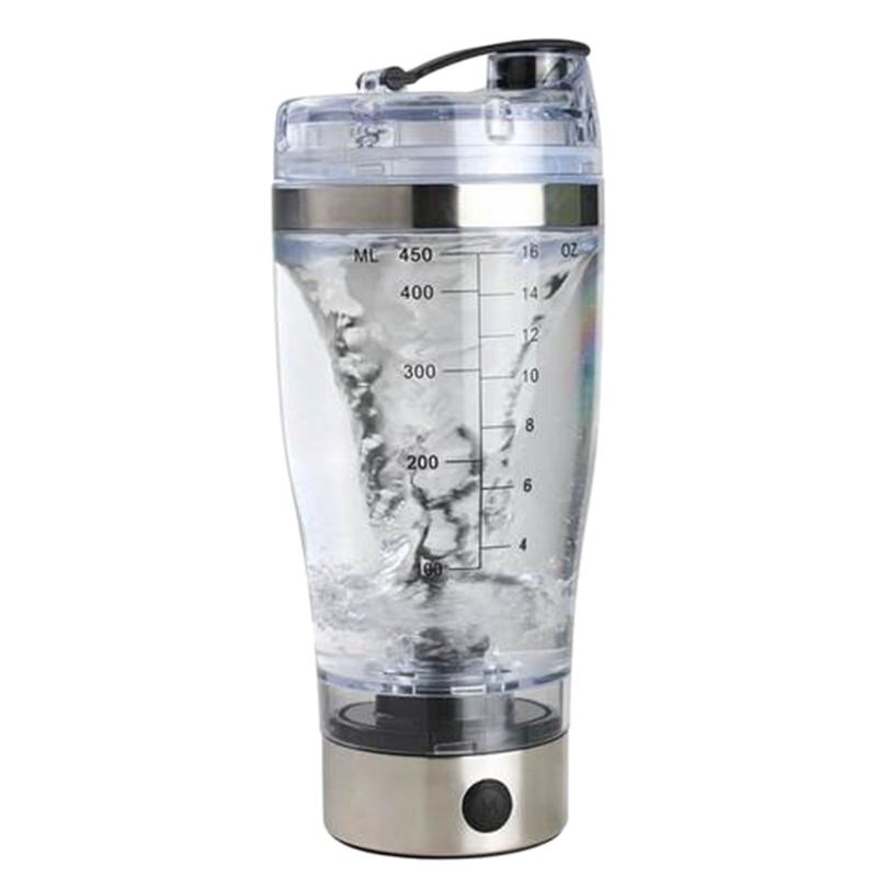 Blender 450Ml Electric Protein Shaker Usb Bottles Milk Coffee Water Bottle Movement Vortex Smart Mixer