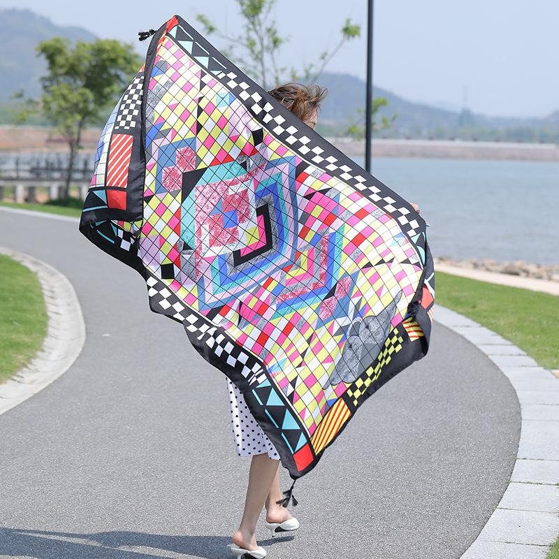 Scarves Summer Cotton Ethnic Tourism Silk Scarf Holiday Sun Protection Air Conditioning Shawl Women Beach Towel