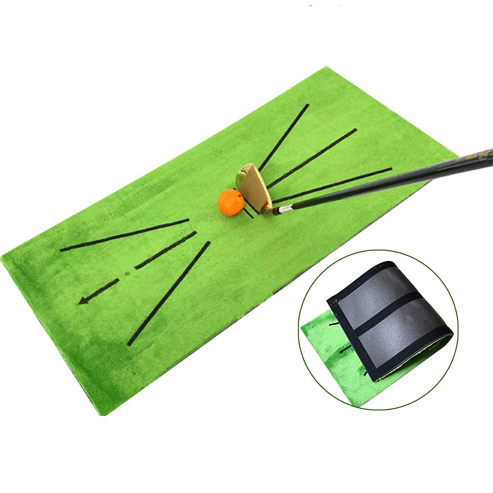 Golf Swing Detection Mat Batting Outdoor Indoor Office Golfer Practice Training Auxiliary Sports Accessories Game Gifts