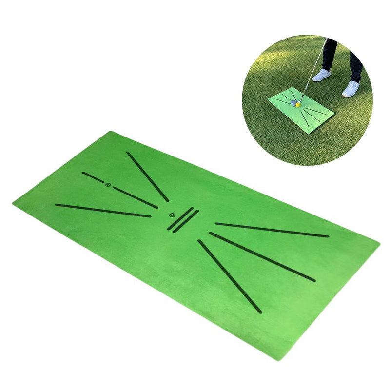 Rubber Flannel Golf Practice Hitting Equipment Outdoor Accessories Tools Training Fairway Mat For Swing Detection Batting Aid Game Gift Indoor