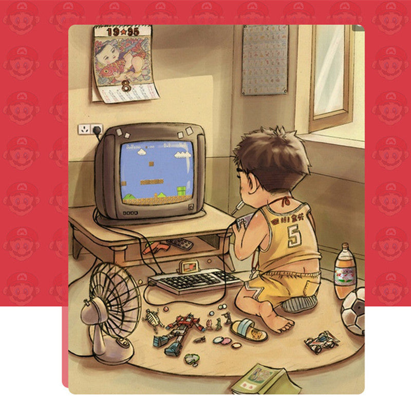 High Quality Double Portable Game Players Nostalgic Host Retro Video Gaming Console Player Can Store 800 In 1 8Bit 3.0Inch Colorful LCD Cradle with