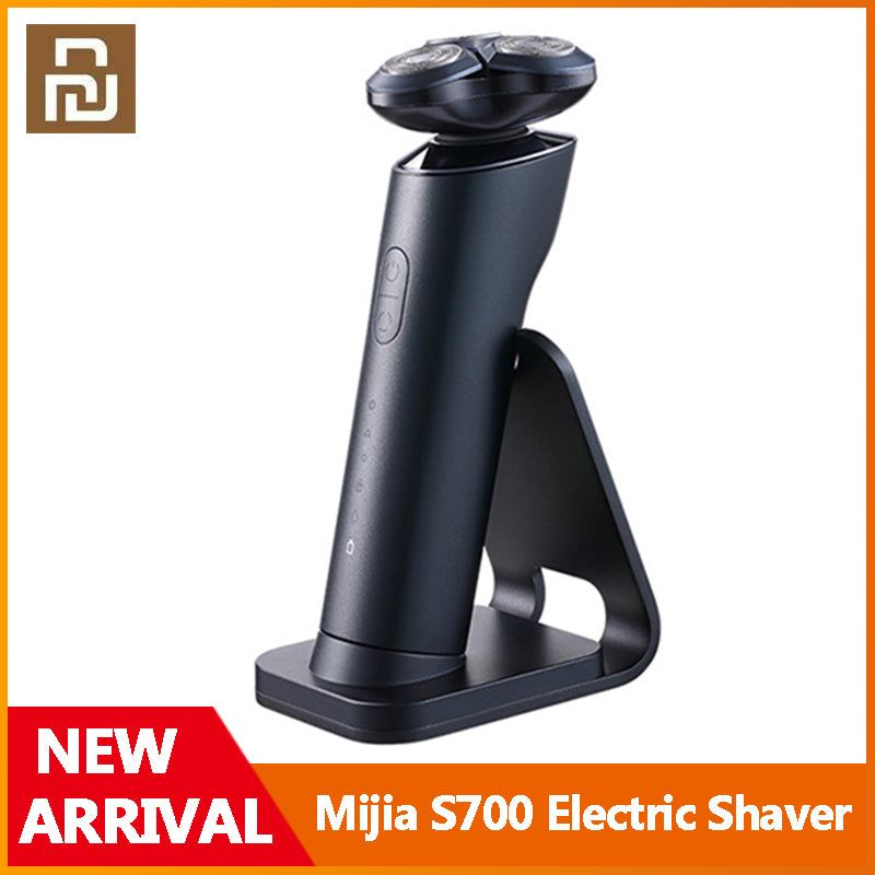 Xiaomi Youpin Mijia Electric Shaver S700 Shavers Electric-Men&#039;s Shaving Rechargeable Portable Ceramic Blade All aluminum Body