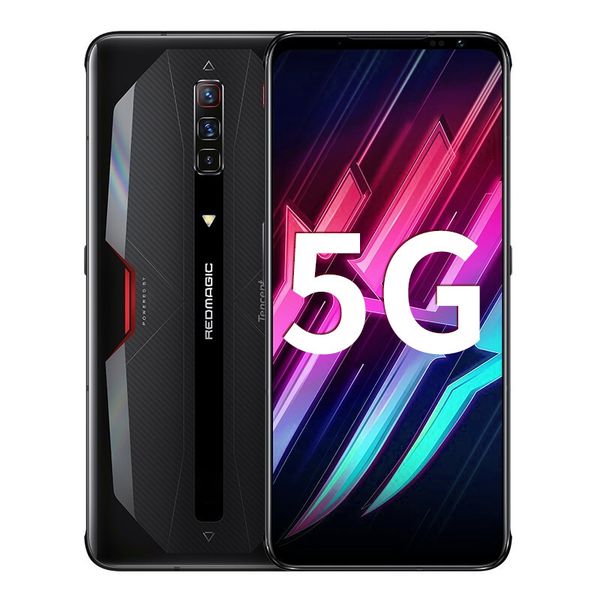 Original Nubia Red Magic 6 5G Mobile Phone Gaming 8GB RAM 128GB ROM Snapdragon 888 Octa Core 64MP 5050 mAh Android 6.8&quot; AMOLED Full Scr
