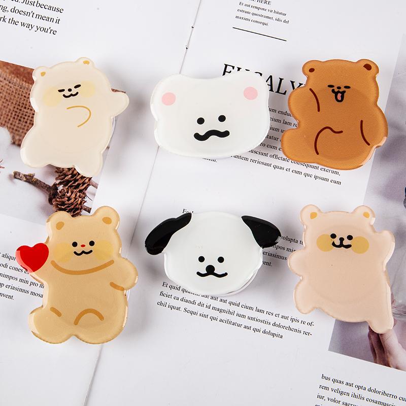 Cell Phone Mounts & Holders Korea Cartoon Finger Ring Stands Universal Mobile Grip Expanding Holder