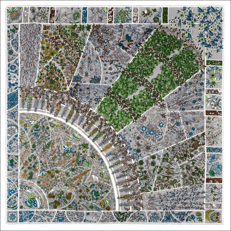 Scarves Head Designer Silk Scarf 90*90cm Square Twill Hand Rolled Edges Foulard En Soie