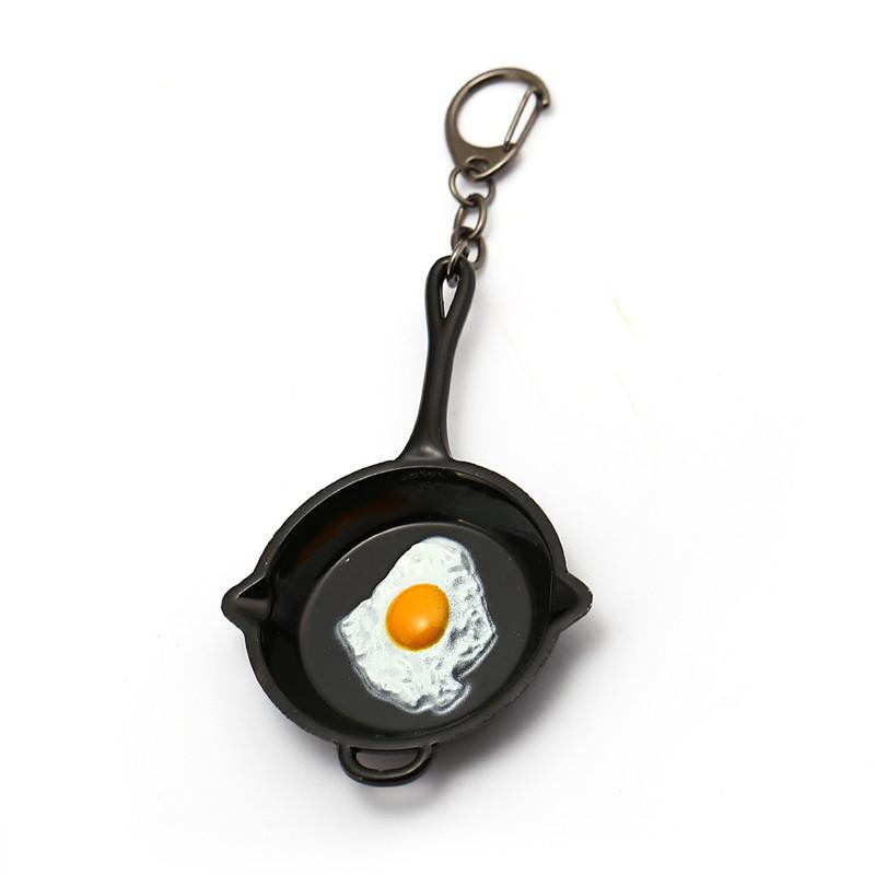 Keychains Game PUBG Keychain Metal Pens Black Egg Pan Key Chain Ring Men Gift Jewelry Accessories Figure Chaveiro HF12829 Drop
