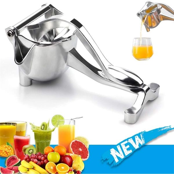Manual Citrus Juicer lemon Squeezer Aluminum Alloy Hand Pressure Pomegranate Orange Lemon Sugar Cane Juice Kitchen Fruit 210628