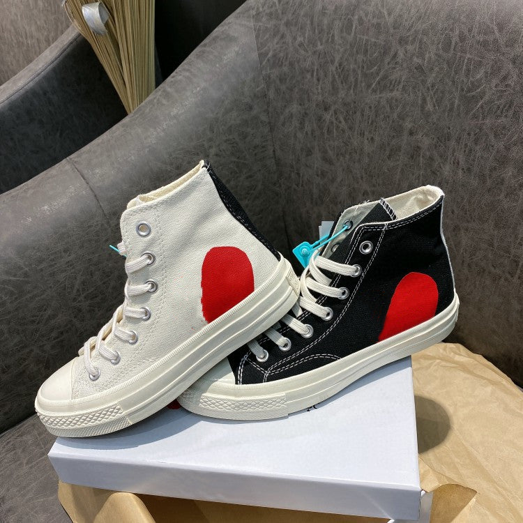 Couple models COMMEs des GARCONS PLAY Chuck 1970 Casual Shoes for men Tayler Vulcanized Sneakers Boy Skateboarding Womens Skate size 35-44