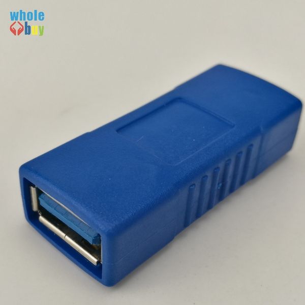 100pcs-lot USB 3.0 Adapter Connector Type A Female to Female Coupler Changer Connector Durable for PC Laptop Computer