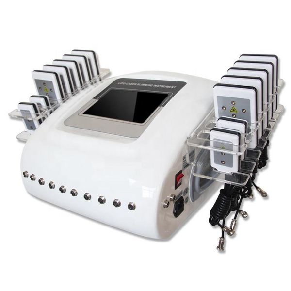 Weight Reduce Fast Body Slimming 160Mw Diode Lipo Laser 650Nm Cellulite Burning Fat Loss Beauty Machine