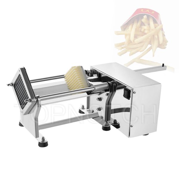 Stainless Steel Electric Potato French Fries Chips Cutter Machine Vegetables Onion Carrots Slicer Cut Tool