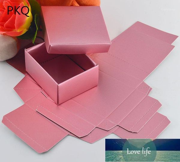 20PCS-LOT Rose Gold Color Gift Cardboard Box with lid, Small Wedding Candy-Chocolates Packing Boxes Jewel Box1 Factory price expert design Q