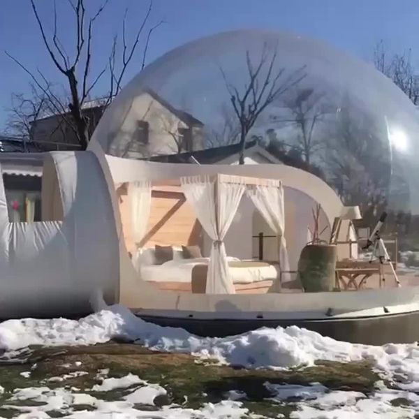 3m-4m-5m Outdoor tent- iatable DIY Clear House,iatable Backyard bubble lodge camping yurt tent for rent