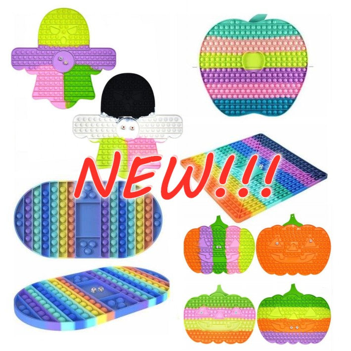 Fast delivery Fidget favor Push Bubbles Board Game Toys Chessboard Shapes Finger Fun Puzzle Stress Relief Hand Decompression 32cm 40cm CT17 party