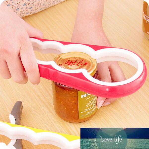4 in 1 Creative multifunction Gourd-shaped Can Opener Screw Cap Jar Bottle Wrench Kitchen Tool