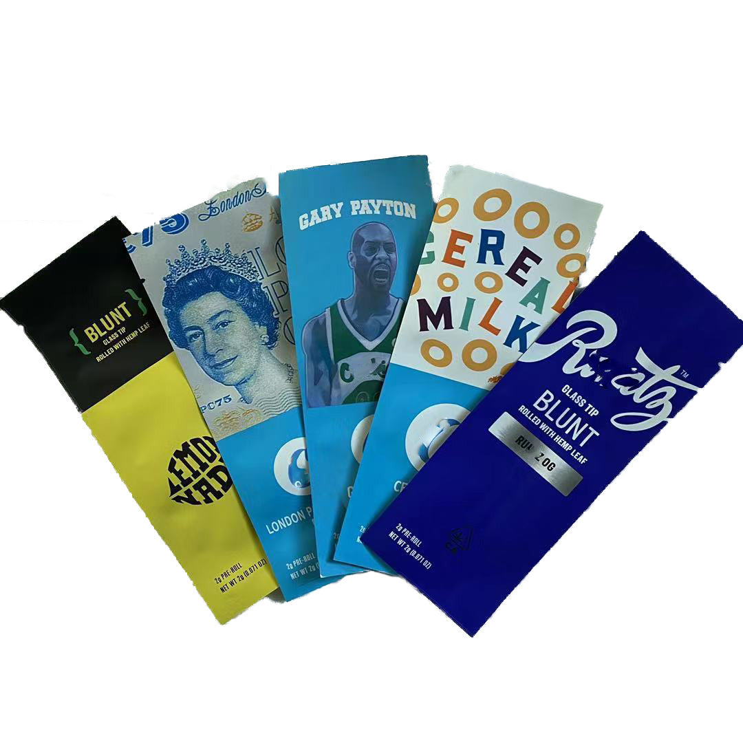 Empty Cookiesbag Runtz Pre Roll Blunts 2g Mylar Bag Touch Skin Blunt Smell Proof Mintz Dry flower edibles gummies packaging Bags 11 Types