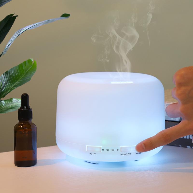 Humidifiers 500ml Ultrasonic Aroma Aromatherapy Diffuser Essential Oils Air Humidifier And Flavoring For Home Room Fragrance Mist Maker