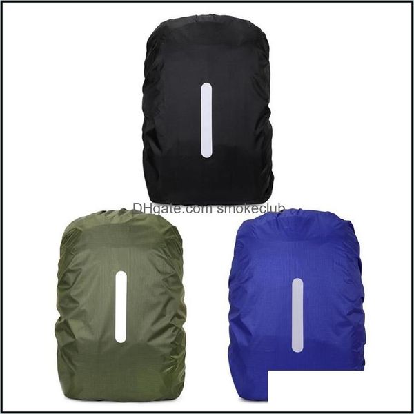 Sports & Outdoors Outdoor Bags Rain Er For Backpack 20L 35L 45L 60L 70L Reflective Waterproof Bag Camo Cam Hiking Climbing Dust Rainer Drop