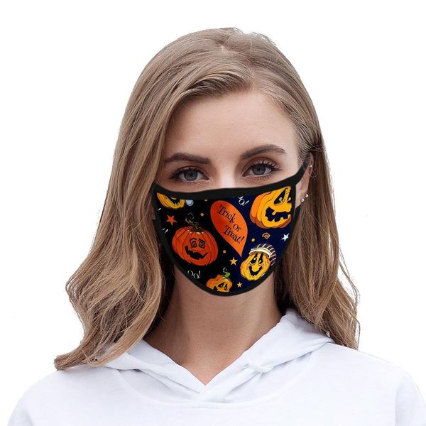 Adult Fashion Halloween Children Face Mask Christmas For Mask Fashion 3D Printing Anti-dust Breathable Washable Mask