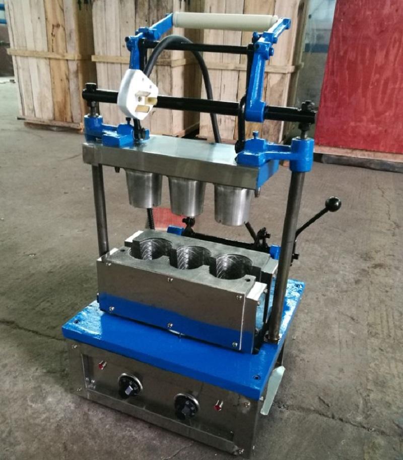 Ice Cream Making Machine Small Scaled Electric Biscuit Cone Wafer Cookie Edible Coffee Cup WT-8613824555378