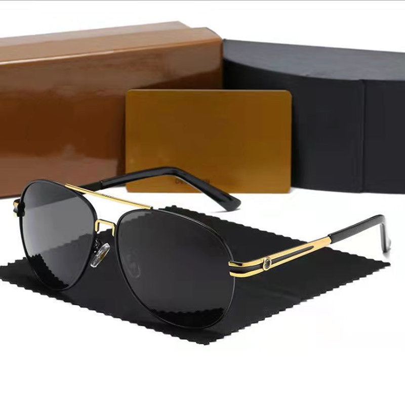 Retro designer sunglasses fashion woman cheetah frameless square UV380 glasses driving bike man goggles multiple colors available