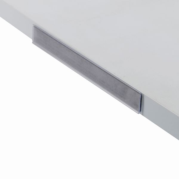 White Flexible Plastic Data Strip for Supermarket Shelf Talker Holders Sign Holder