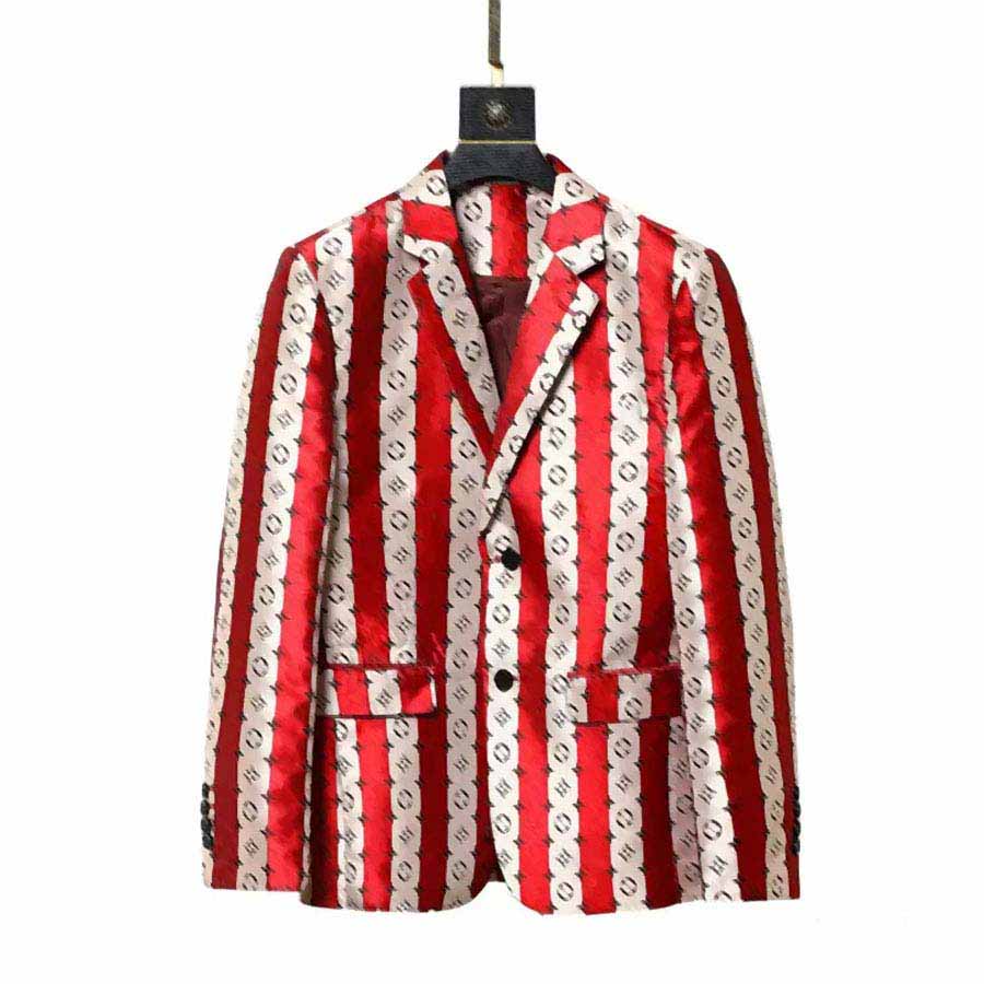 Mens Designer Blazers Casual Mens Digital Printed Suits Fashion Mens Outerwears with Breasted
