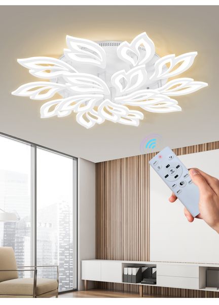 Modern Led Ceiling Lights Chandelier With Remote Control For Living Room Decoration Interior Lighting Ceiling Lamp
