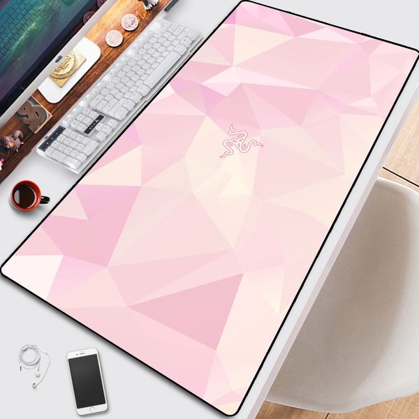 Razer Mouse Pad Anime Gaming Accessories Large Mousepad Gamer PC Computer Keyboard Desk Mat durable keyboard mouse pad carpet