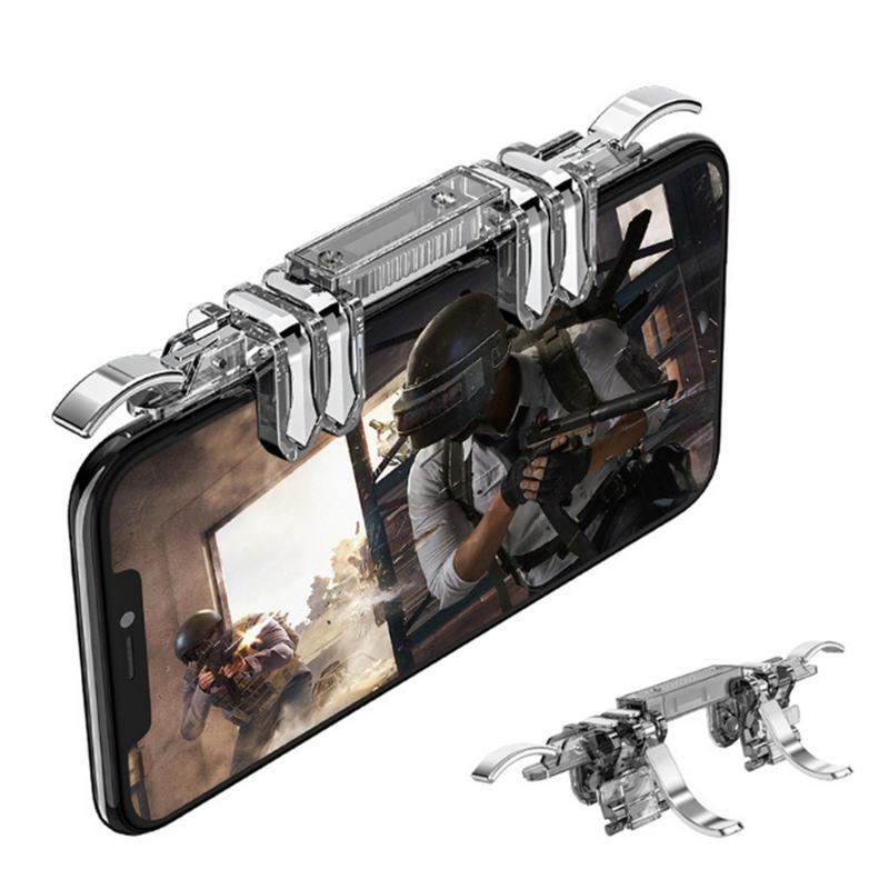 Game Controllers & Joysticks K19 Gaming Trigger Controller Fire Button Handle Gamepad For PUBG Key Joystick