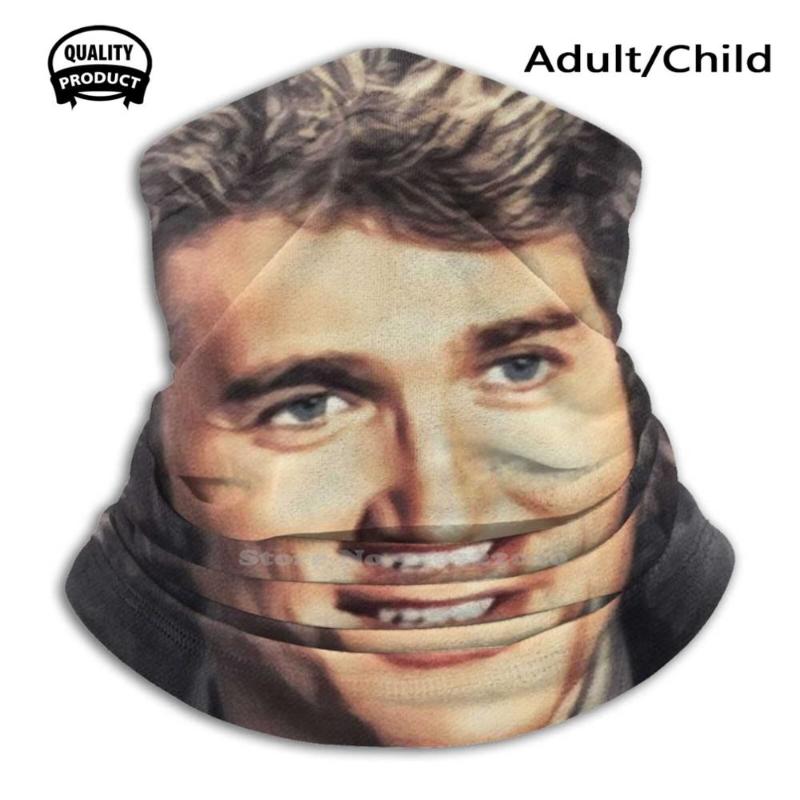 Scarves Michael Landon Vintage Actor Wind-Proof Dust-Proof Sport Neck Scarf Little House Paririe Actress Movie