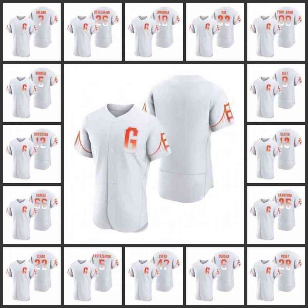 San Francisco&#039;s Giants&#039;s Men Women Youth #35 Brandon Crawford 28 Buster Posey 6 Steven Duggar Custom White Authentic Jersey