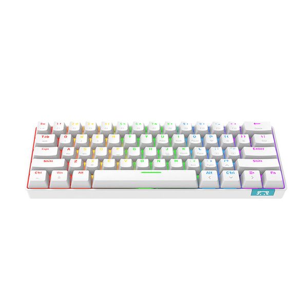 Wired Gaming Mechanical Keyboard Russian- LED Backlight For Gamer Laptop Comput