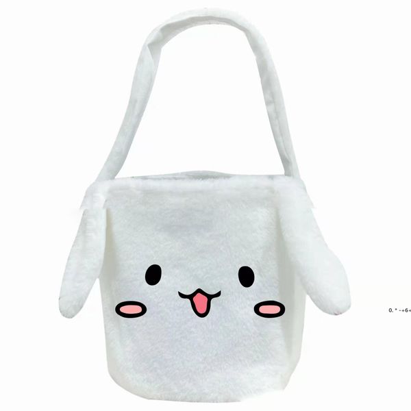 Easter Candy Basket Rabbit Plush Toy Gift Decoration Children Surprise Party DIY Festive Gift home RRE12654