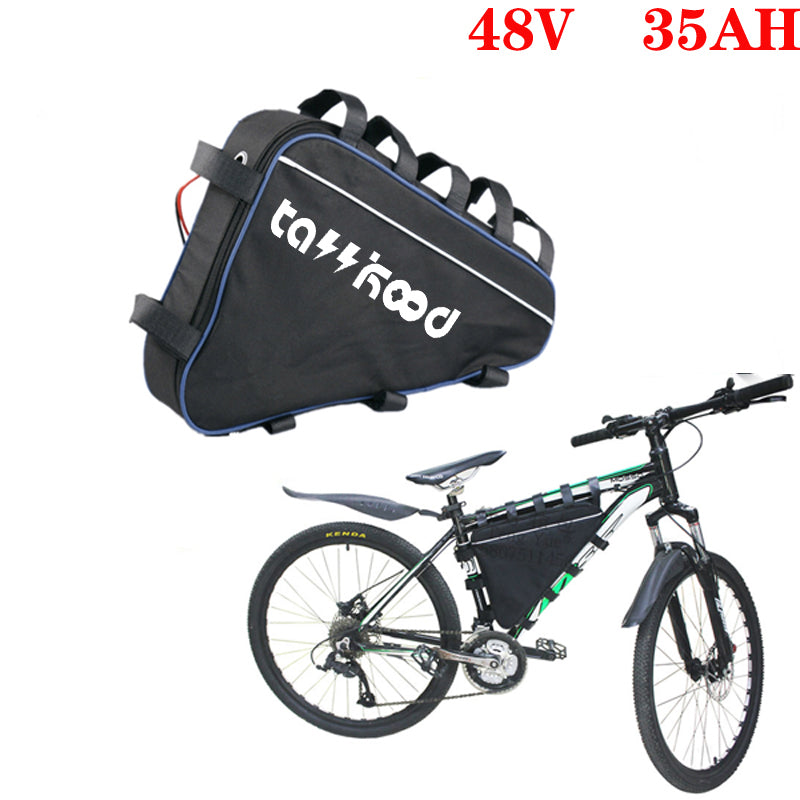 Triangle style 1000 times cycle Electric Bike Lithium Ion Battery 48v 30ah 5A charger batterie lithium 48 Volt 1000W 1500w Ebike bateria bafang