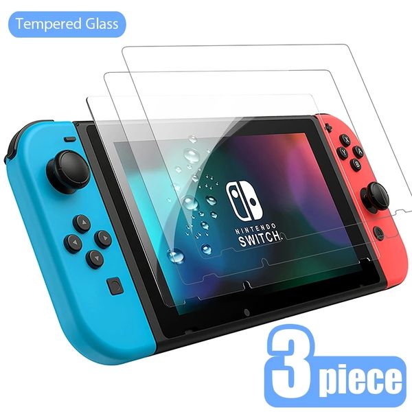 2-3PCS Protective Glass For Nintend Switch Tempered Glass Screen Protector for Nintendos Switch Oled Lite NS Accessories Film
