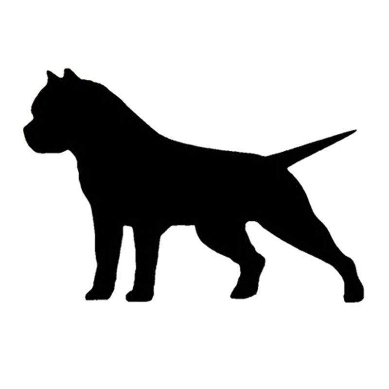 Car Sticker American Bully Bulldog Decal Sticker Car Cover Scratch Decoration Personalized Animal Sticker Black-white,13cm*9cm