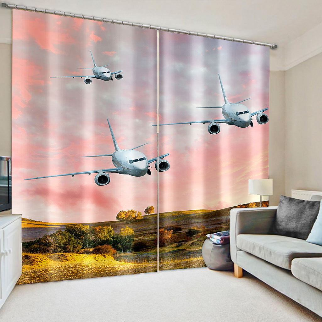 Luxury Blackout 3D For Living Room office Bedroom fly curtain personality curtains