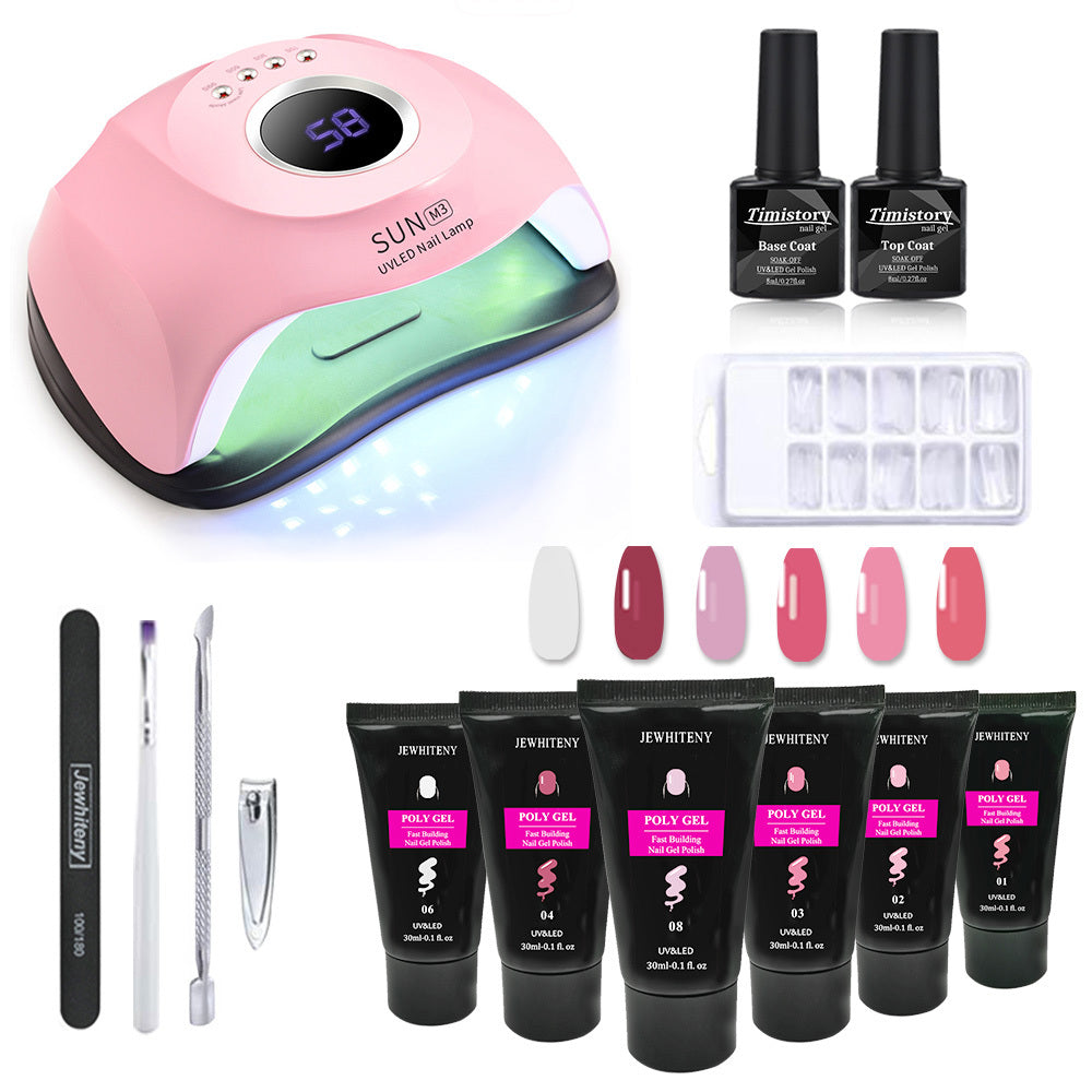 Nail Dryers Set 180W-72W-54W UV LED Lamp with Acrylic Gel Extension Polish Long Lasting Kit Professional LO69