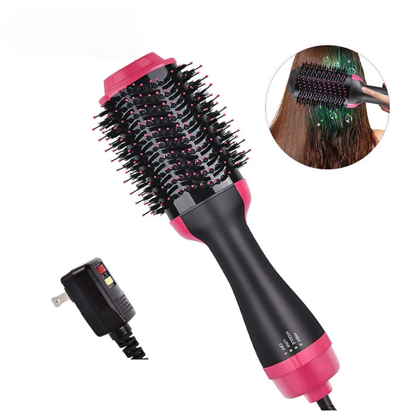 3 in 1 hair dryer brush one step hot air brush curling iron blowing straightener curling iron hair dryer brush curling iron hair comb hot