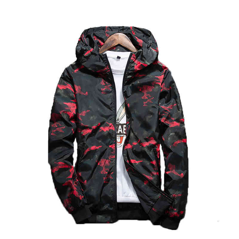 Men&#039;s Jackets Spring Autumn Mens Casual Camouflage Hoodie Jacket Men Waterproof Clothes &#039;S Windbreaker Coat Male Outwear 4xl ZSCU